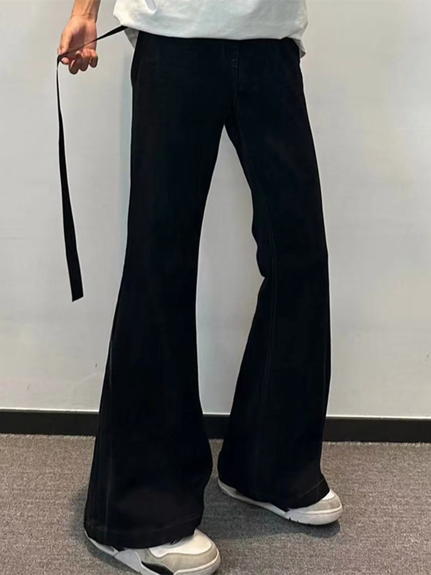 

Прямые джинсы Cleanfit Bla Bell Bot, мужские джинсы для похудения в американском стиле High Street Vibe, подростковые джинсы со средней талией