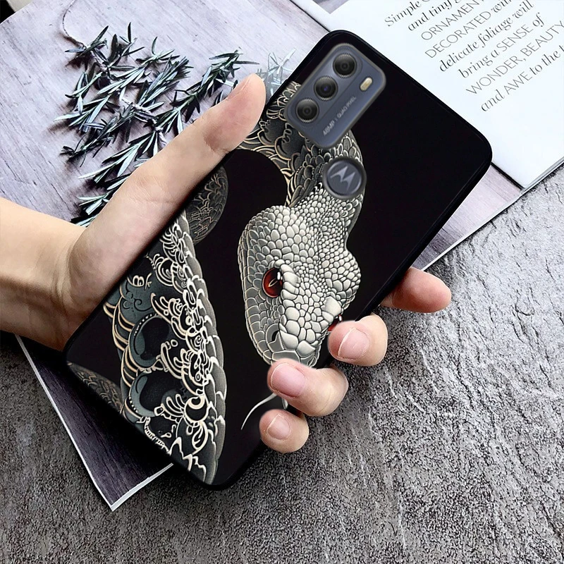 

Snake Art Phone Case For Motorola Moto G85 G55 G05 G14 G75 G31 G50 G10 G20 G30 G60 G13 G32 G84 G54 G53 G72 G24 Power