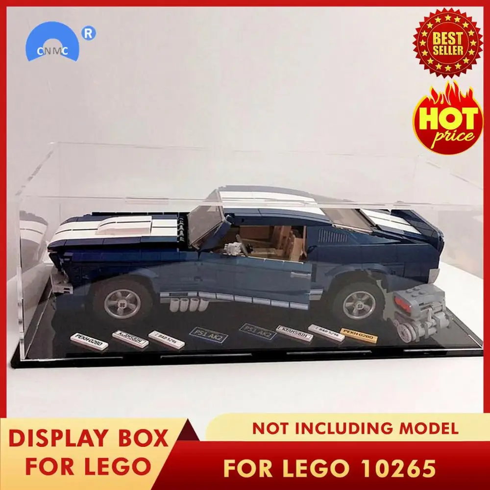 

DIY Acrylic Display Case Box for LEGO Creator 10265 for Ford for Mustang Bricks Toy Acrylic Display Case ( Model Not Included )