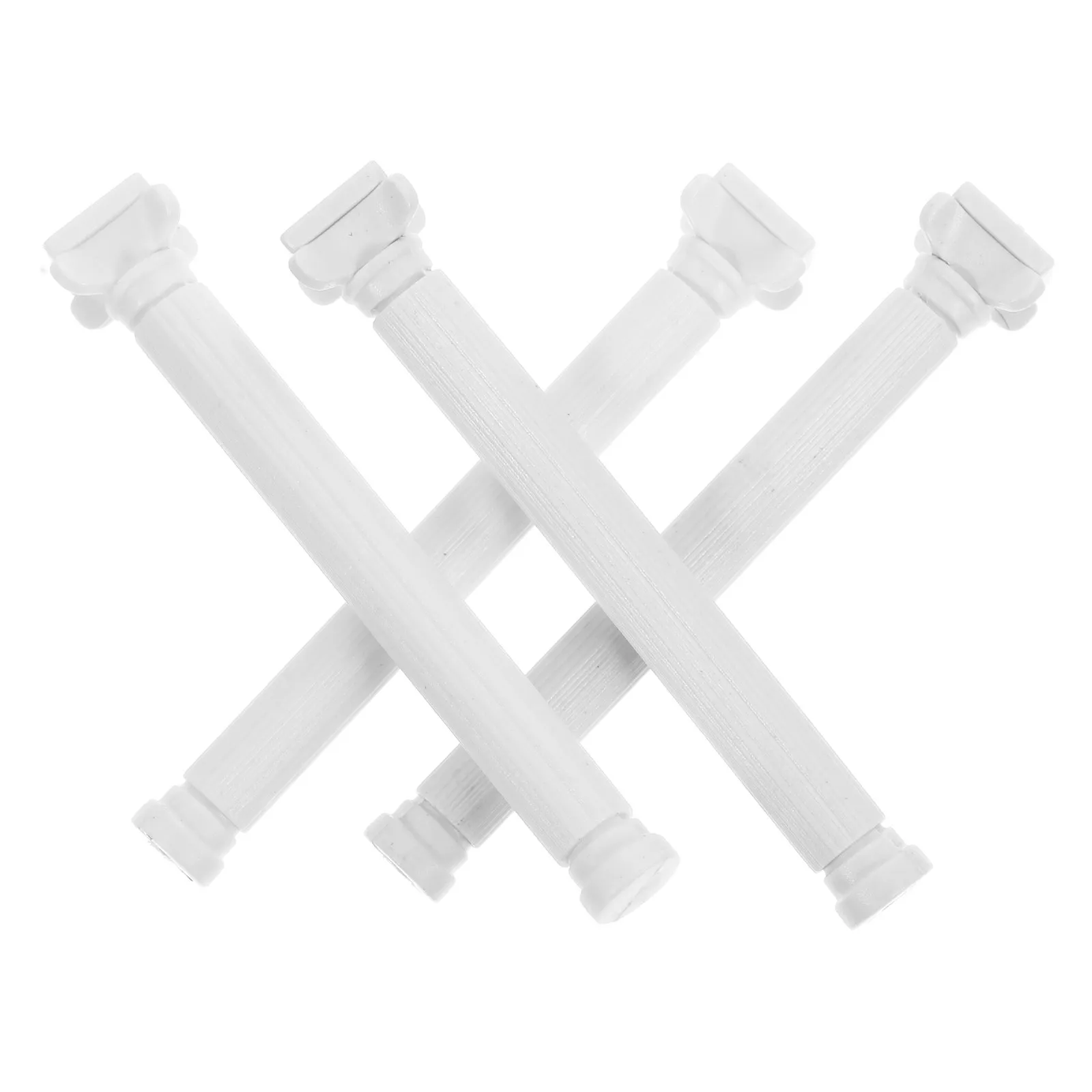 

4Pcs Mini Roman Pillar Models Intricate Classical Columns for DIY Micro Landscapes Sand Tables Dollhouse Decor Architectural
