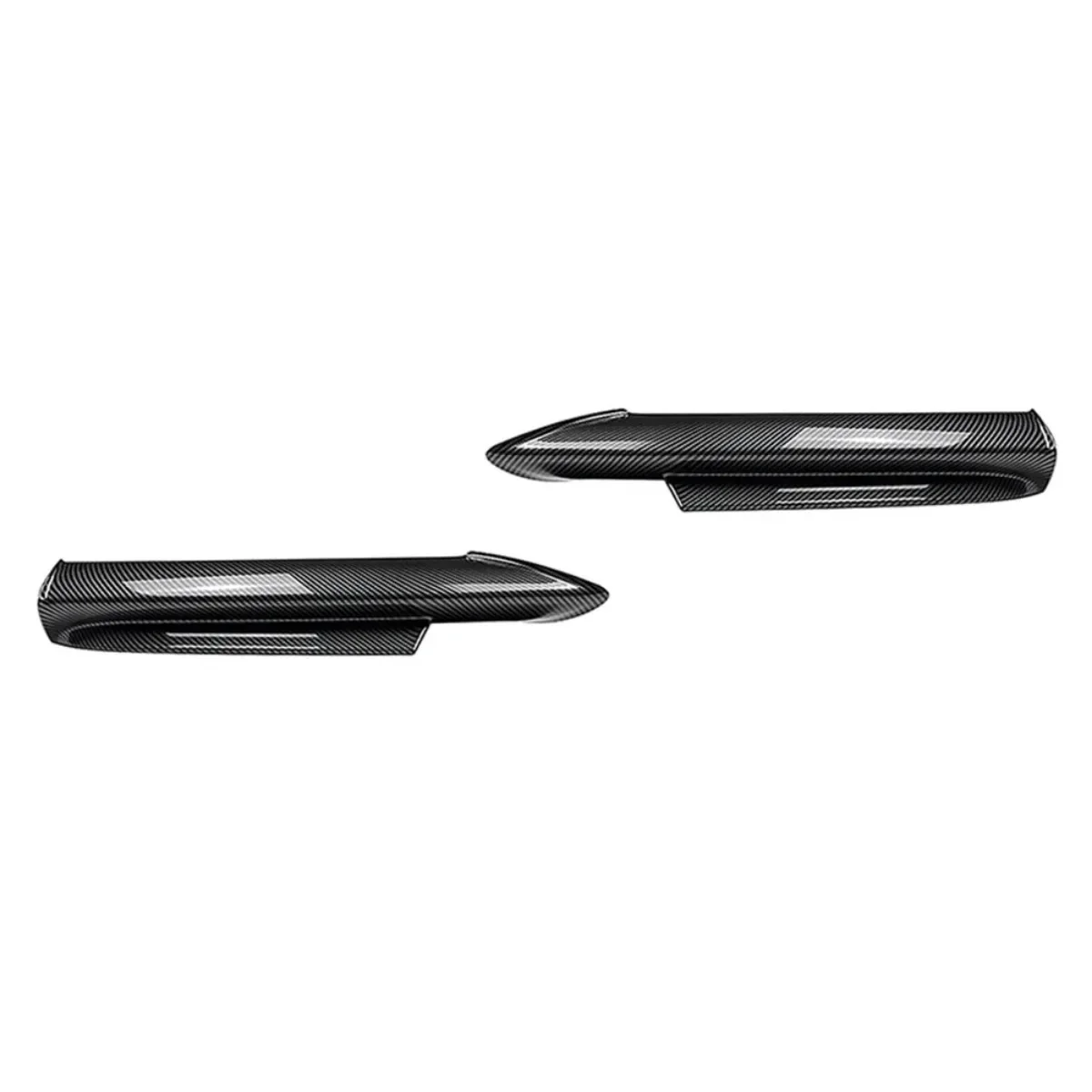 Pair Car Front Bumper Splitter Lip Canard Trim  For Bmw 3 Series E90 E91 M-Tech Sedan 4 Door 320i 330i 2005 2006 2007 2008 - view 6