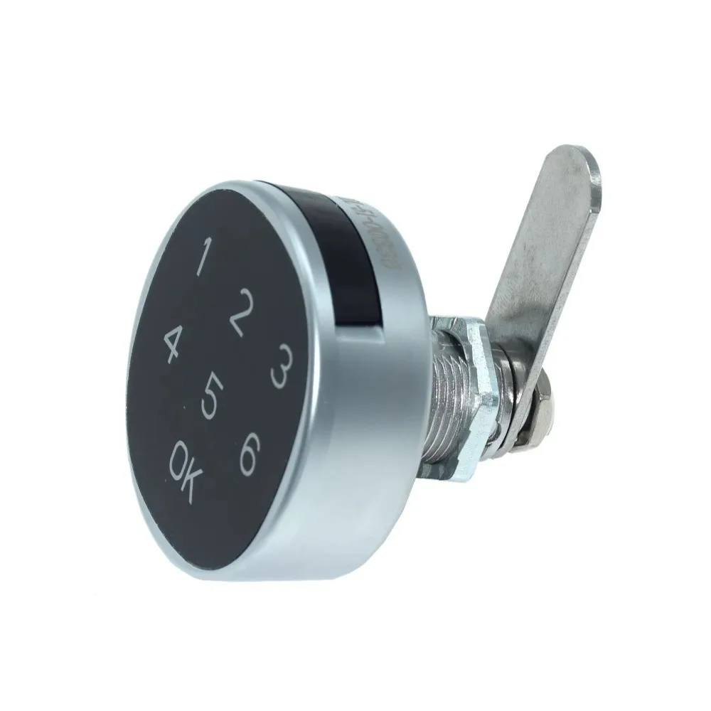6-Digit Code Password Cabinet Lock RFID IC Card Touch Keypad Digital Password Lock Keyless Design Battery Powered