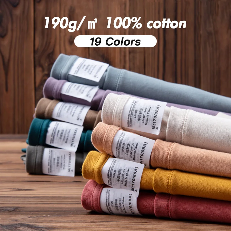 Combed Cotton Tees Solid Tops Woman Male Custom Team Uniform Class Clothes Summer Brand Customization Mens Tshirts