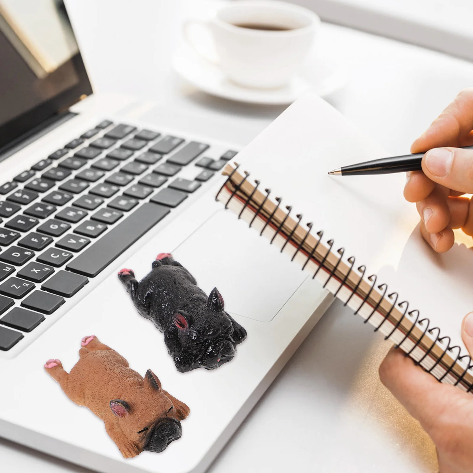 

6Pcs Cartoon Dog Ornament Mini Desktop Ornament Safe Mild Resin Material Vivid Lifelike Design Excellent Gift Idea