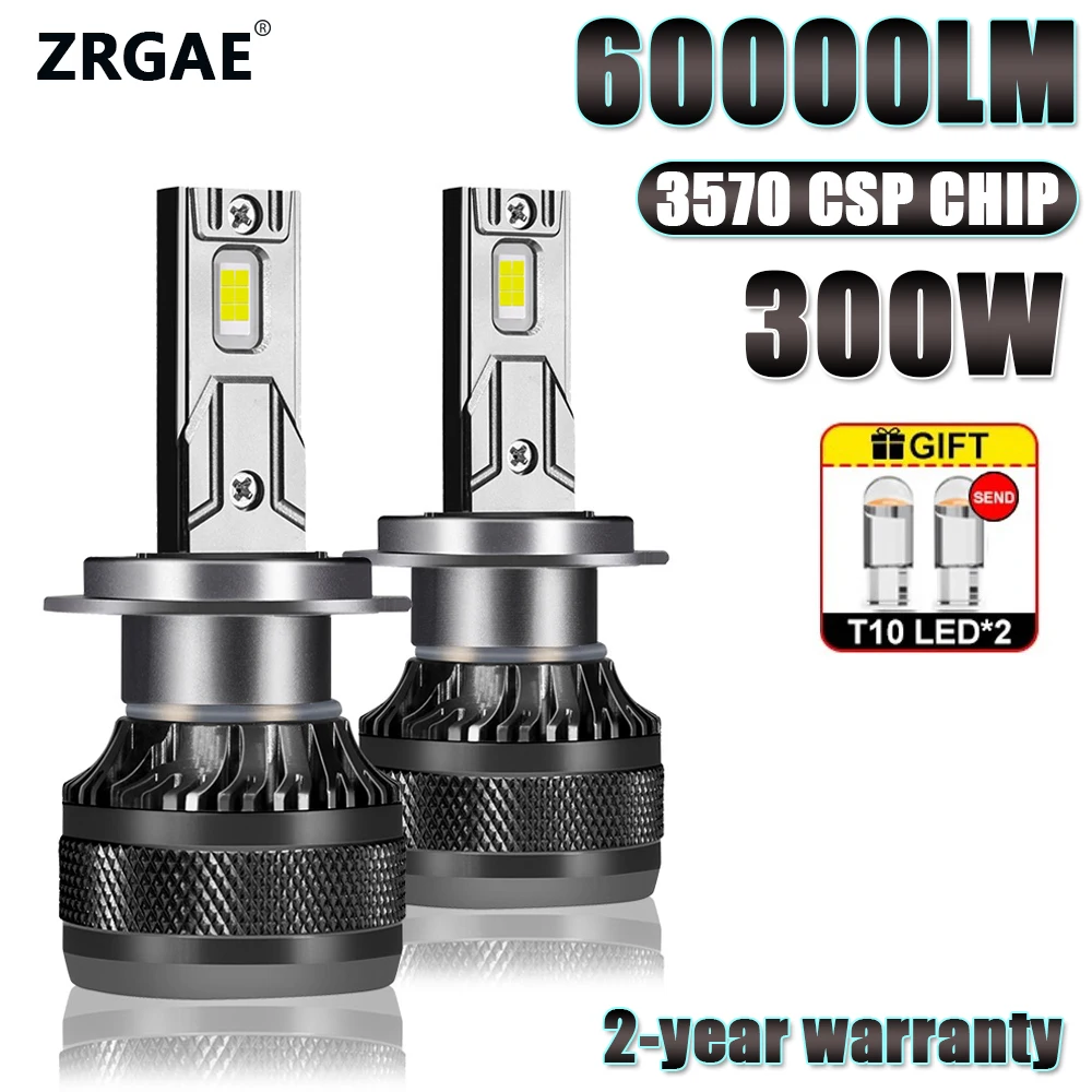 

LED H7 Car Headlight Bulb High power 300W H1 H4 H8 H9 H11 HB3 HB4 9005 9006 HIR2 9012 Turbo Light Auto Led Fog Lamp 12V 6000K