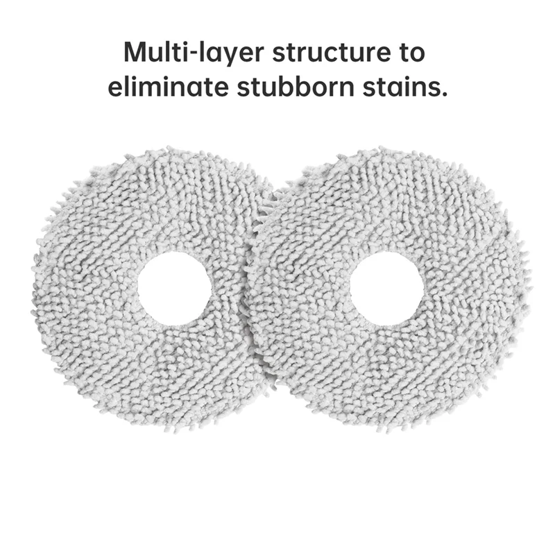 Replacement Parts Mop Pad Compatible for Dreame Bot L10S Ultra Vacuum Cleaner Accessories Mop Cloth Pads