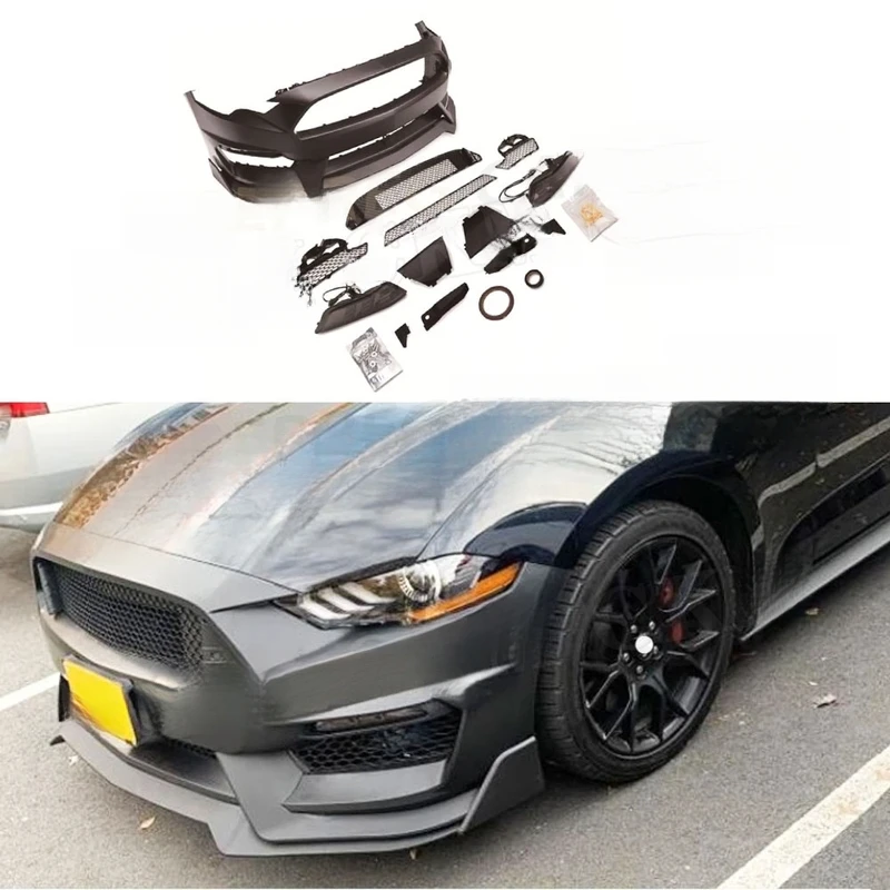 PP Primer Material Exterior Restyling Kit, Front Bumper Assembly, Rear Diffuser and Front Lip Components, Sport Coupe Styling De