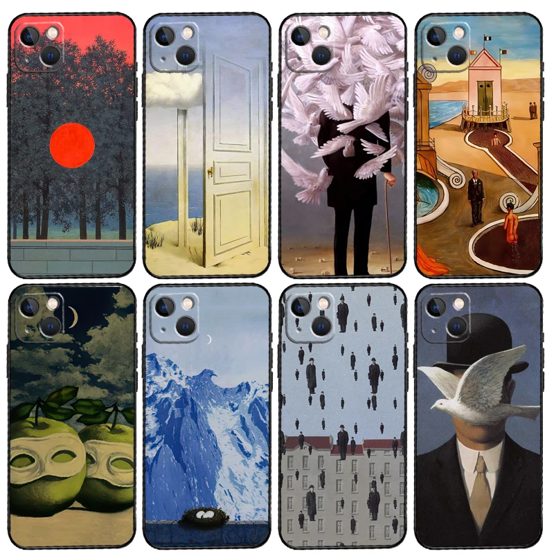 Чехол Rene Magritte Art для ZTE Nubia Red Magic 10 9 8S 9S 10S Pro Plus 5G 6R 6 7 6S 7S RedMagic 10 Air Cover Чехол Rene Magritte Art для ZTE Nubia Red Magic 10 9 8S 9S 10S Pro Plus 5G 6R 6 7 6S 7S RedMagic 10 Air Cover