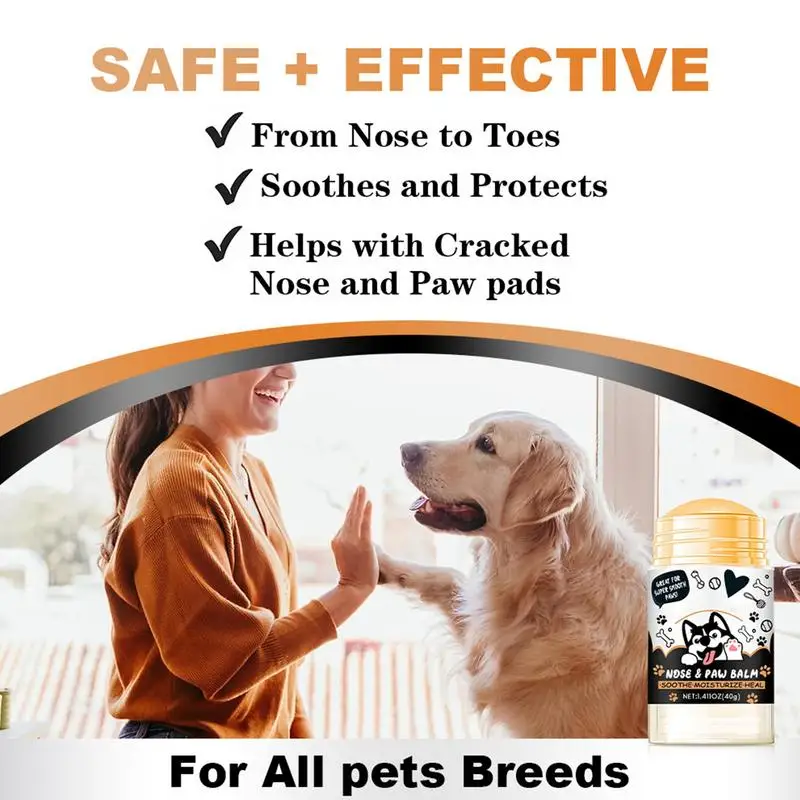 Paw Cream For Dogs Moisturizing Dog Paw Cream Paw Ointment Lick Safe Dog Foot Balm Paw Protector Dog Paw Moisturizer Paw Soother