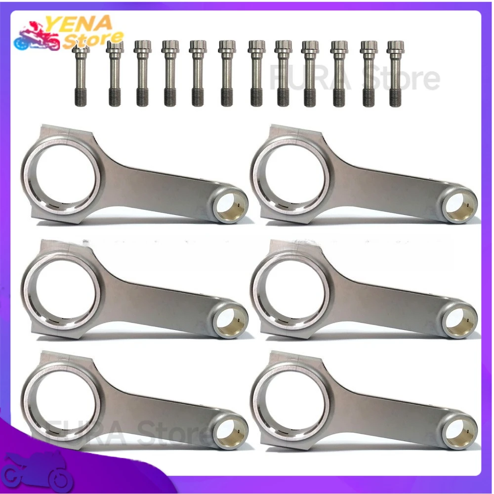 

Forged Connecting Rods H Beam Forged 4340 Steel Applicable to Toyota Engine Replacement High Strength Lightweight Performance