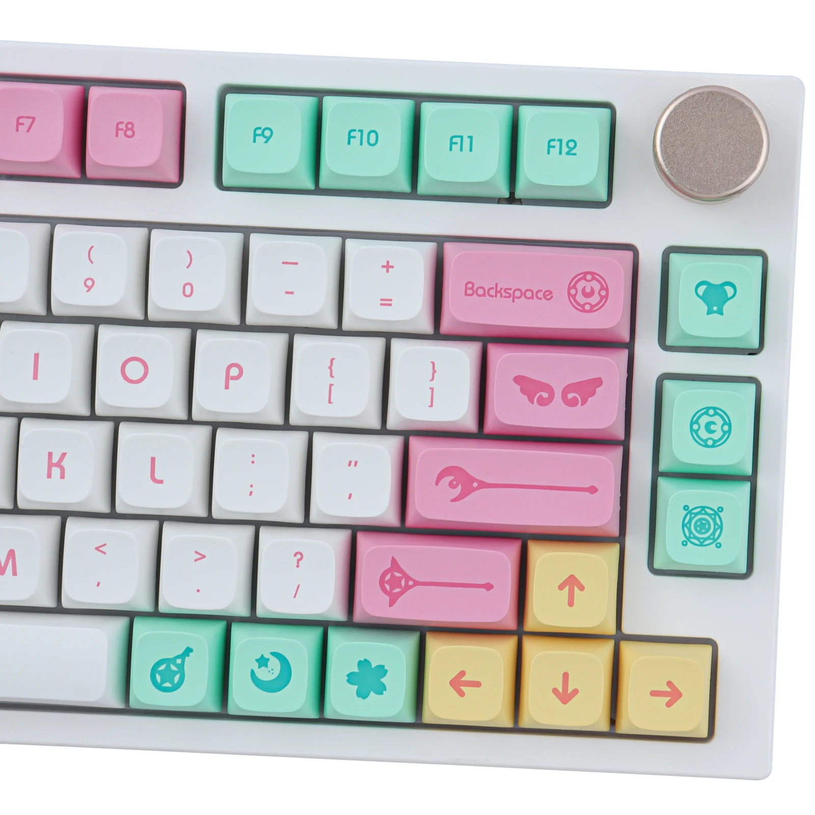 Magical Girl Cartoon Keycaps 143 Keys PBT Material XDA Profile DYE-SUB Keycaps For MX Switch Wooting Mechanical Keyboard Keycaps