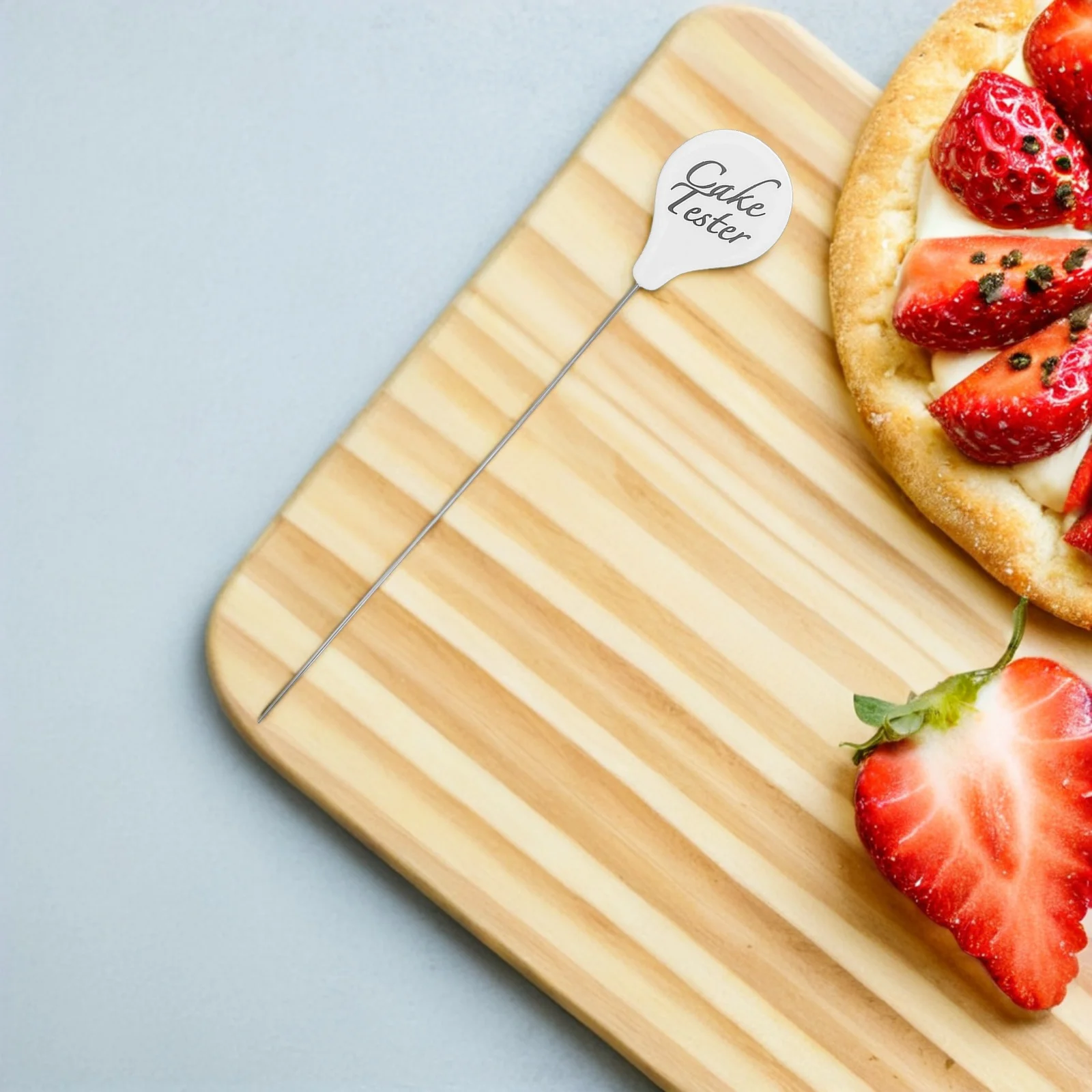 

4Pcs Stainless Steel Cake Tester Premium Easy Wash Anti Slip Grip Baking Tool for Cake Bread Muffin Testing