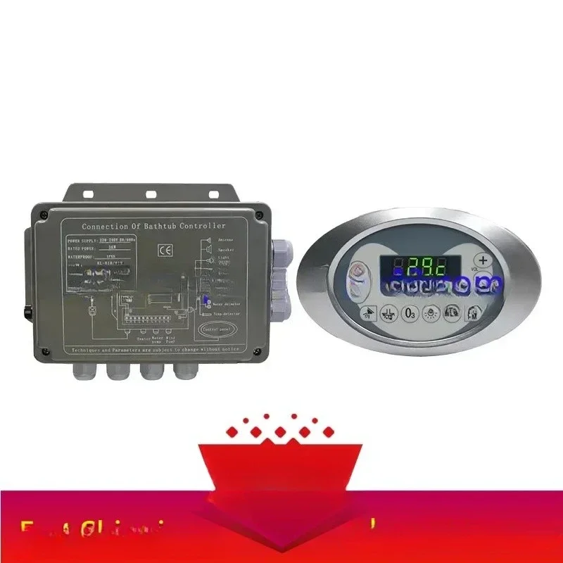 

KL-818 Простая ванна для серфинга, сантехника, аксессуары, Bluetooth, джакузи, индукционный сенсорный экран, уличный джакузи