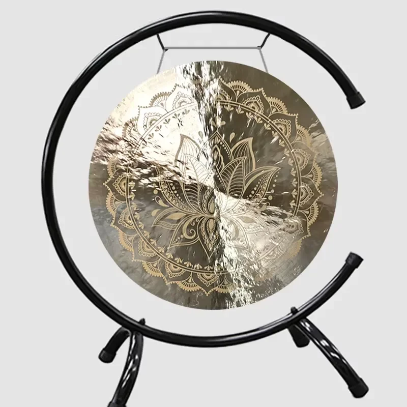 Feng Gong 80cm Professional Wind Drum Traditional Handmade B20 Percussion Instrument for Stage Performance and Studio