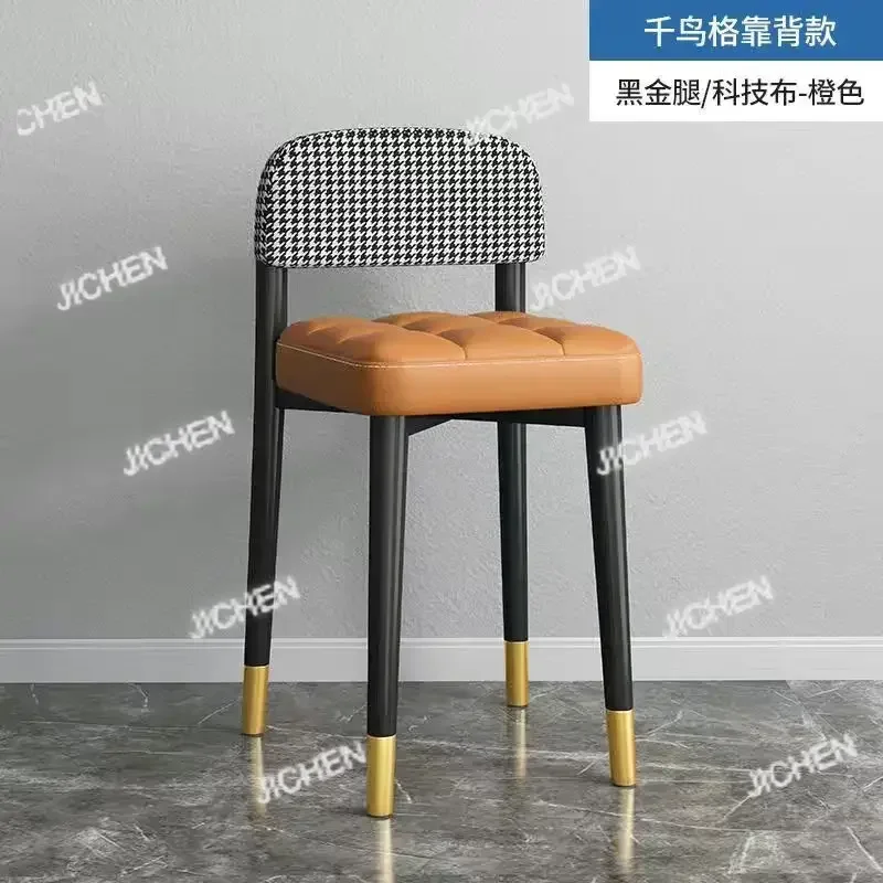 50cm high home stool Soft bag, comfortable seating surface, bedroom dressing stool Simple dressing stool in bedroom