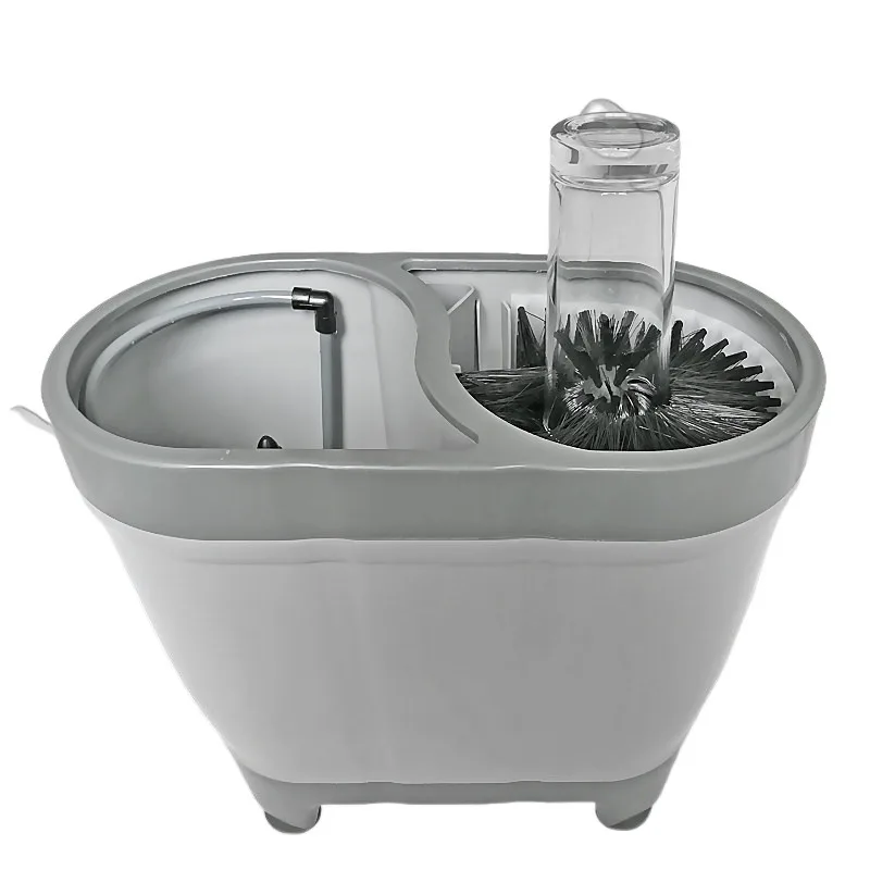 Dishwasher with Internal and External Brushes and Internal and External Rinsing. Operates Directly with Tap Water. Model SV-1.