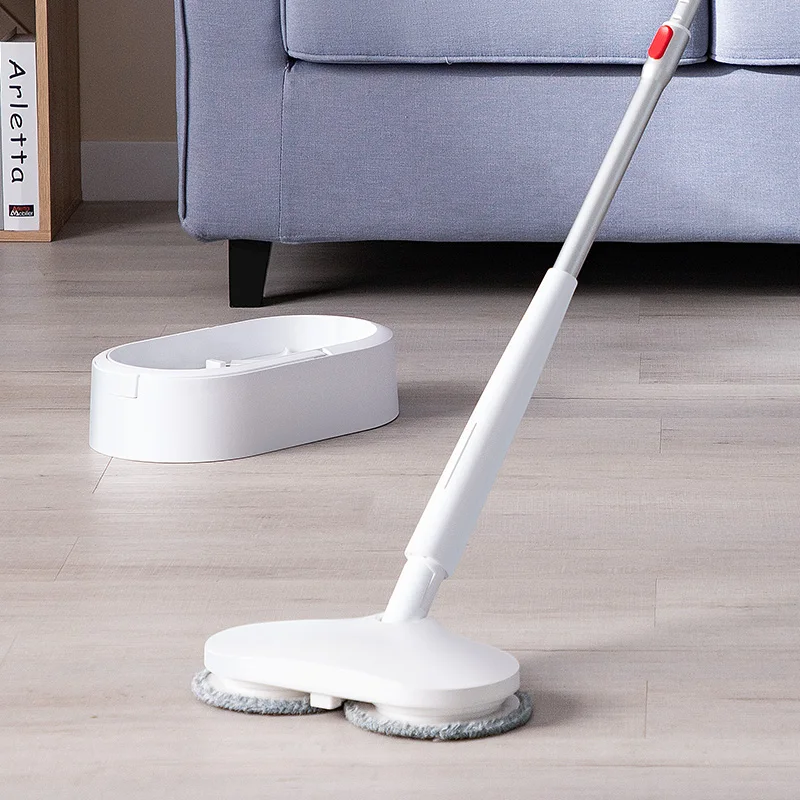 

BOOMJOY 2021 new design electric mop household high quality cordless Automatic electric spin mop steam mop powerful rotation