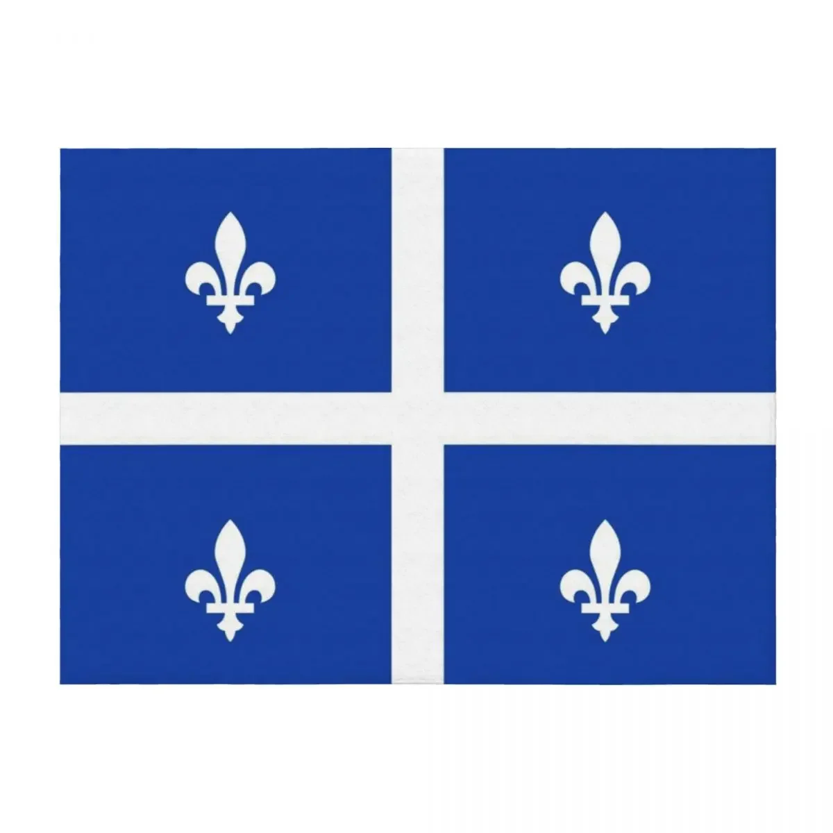 

Fleurdelisé, Quebec Flag Throw Blanket For Baby Bed Sofa heavy to sleep Blankets