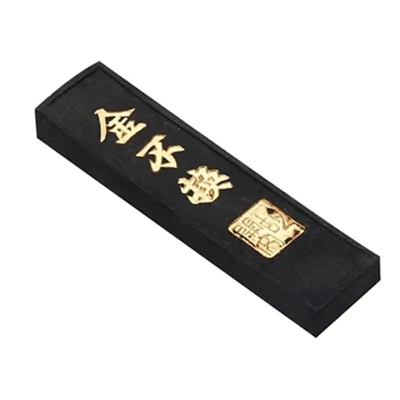 Multifunction 4 Inch Chinese Calligraphy Ink Stone With Ink Stick, Rectangle Ink Stone Tray For Traditional Calligraphy Practice