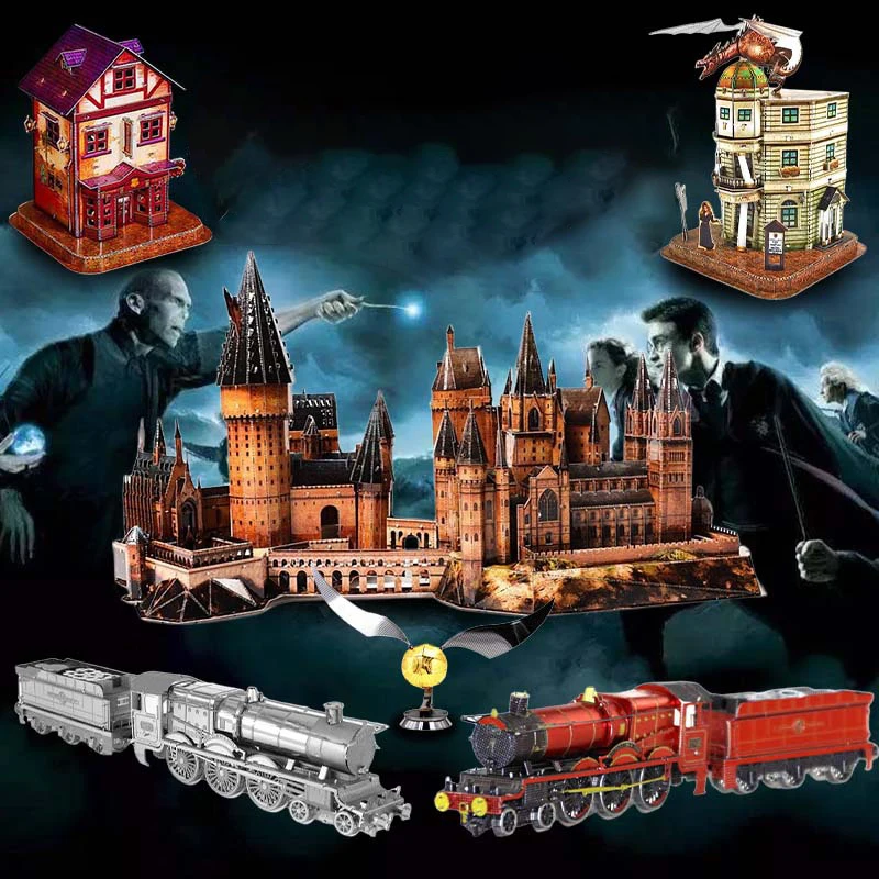 

Crazy Model Harry Series All Metal Stainless Steel DIY Assemble The Model Glueless 3D Puzzle Boys' Toy Gifts Metal Puzzle
