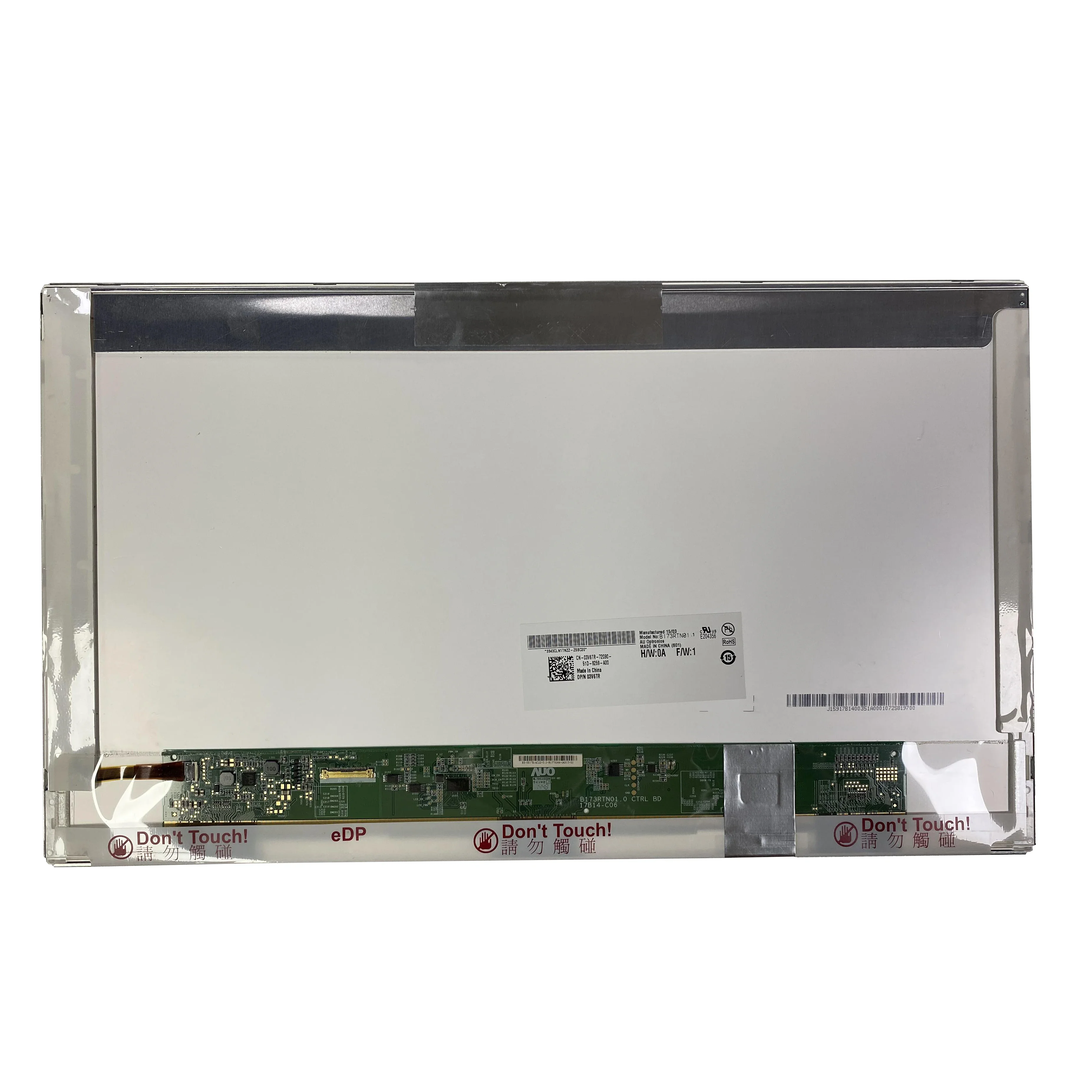 Original New B173RTN01 17.3 Inch Laptop LCD screen Display For Acer V3-772 ES1-732 1600*900