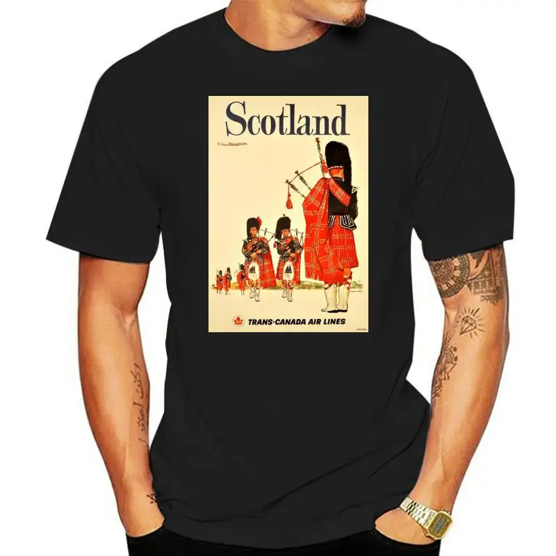 Travel Scotland T Shirt Retro Prints Home Holiday