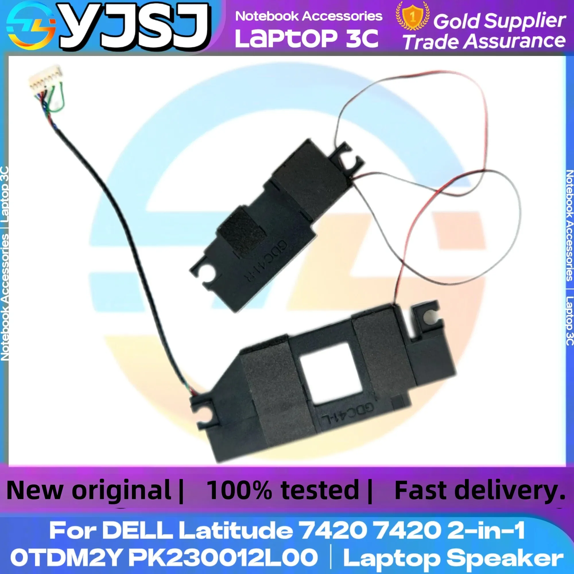 NIEUWE ECHT Originele Laptop Speaker DELL Latitude 7420 Latitude 7420 2-in-1 ingebouwde luidspreker TDM2Y 0TDM2Y PK 230012 L00