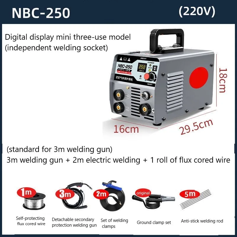 Industrial 3-in-1 Steel Stainless Steel Aluminum   Welding Process Hot Selling 220V Portable Electric Welding  Machine