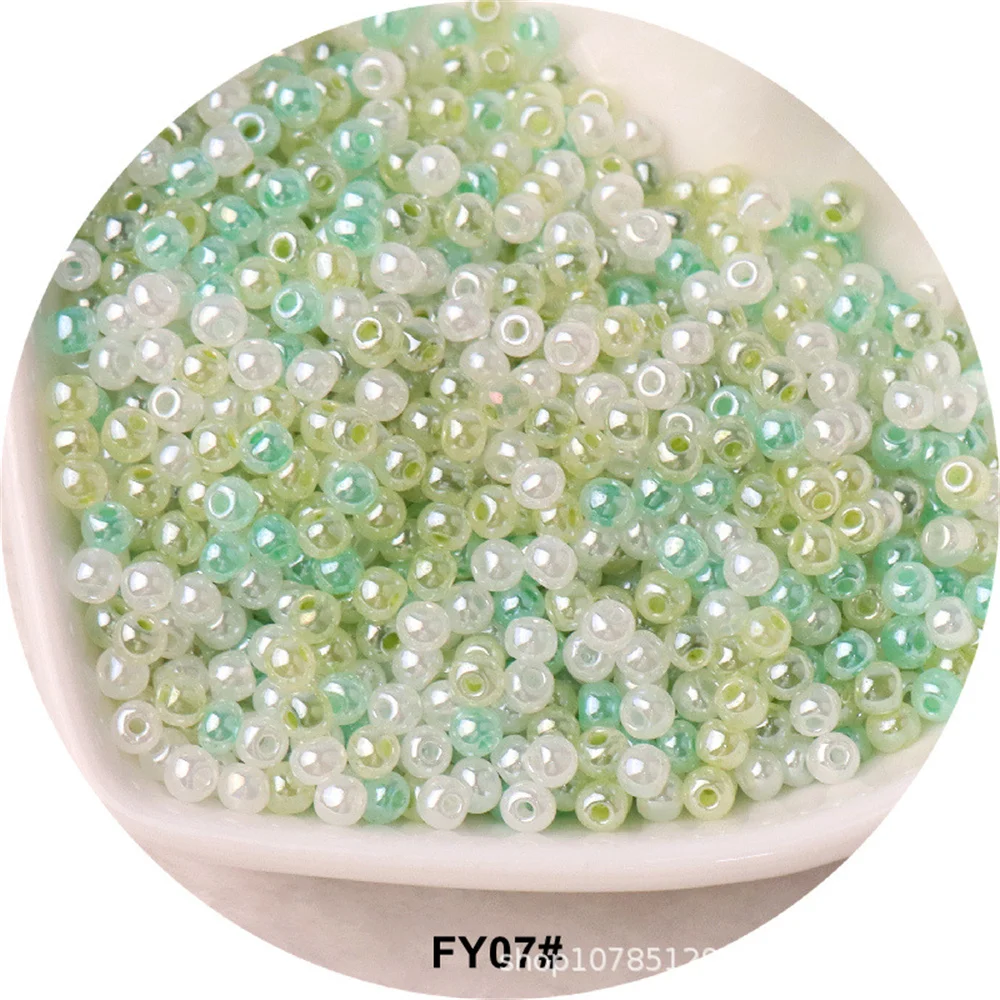 2/3/4mm Super Uniform Nachahmung Tschechische Jade Glas Eis Rocailles Für Schmuck Armband Ring DIY Charme Zubehör – Detail 22