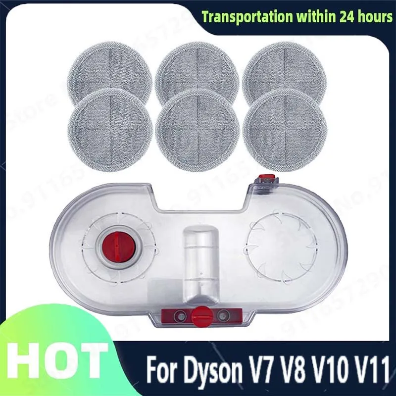 

Electric Water Tank+6 Mop Cloths For Dyson V7 V8 V10 V11 Vacuum Cleaner Accessories Housheold Cleaning Tool Mopping New