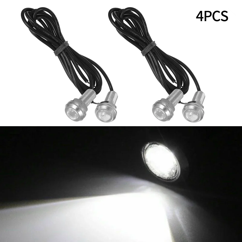 4Pcs DC12V Marine Boat Transom LED Stern Light Round Cold White LED Tail Lamps Yacht Part Underwater Lamps Boat Light