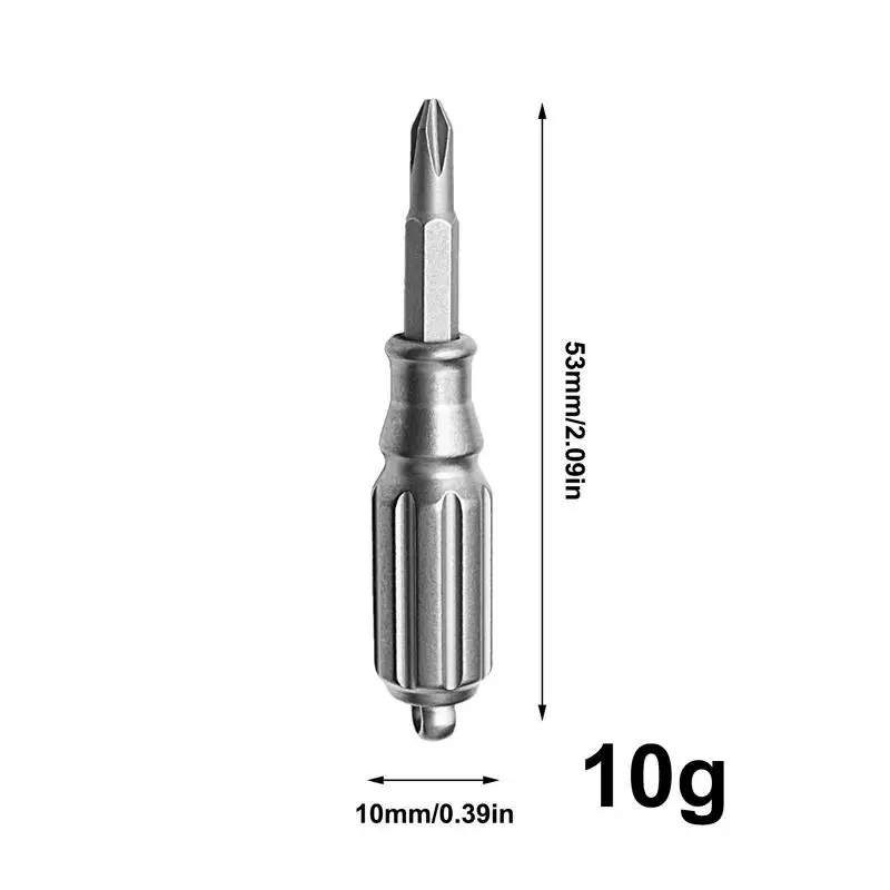 Small Screw Driver Titanium Alloy Multifunctional Screwdriver Portable Wear-Resistant Screwdriver Pocket Repairing Tool for