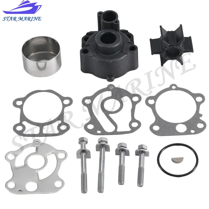 692-W0078-00 Water Pump Impeller Kit with Housing 692-W0078-A0 for Yamaha 2T 70 75 80 85 90 HP Outboard Motor 692-W0078-01-00