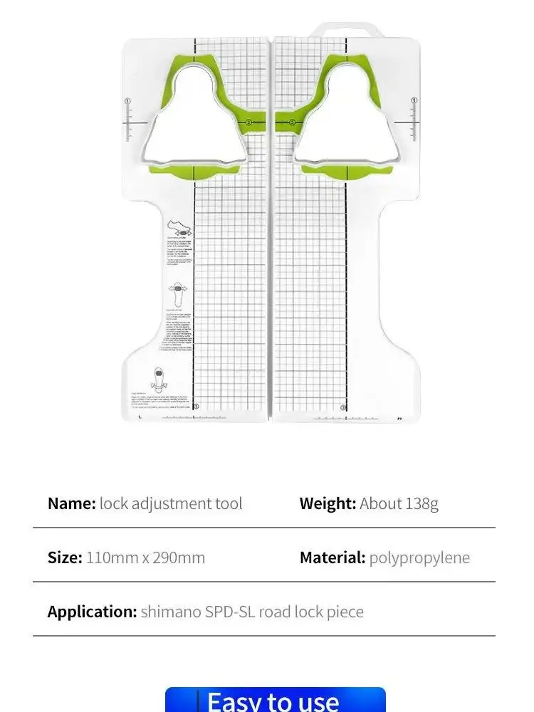 AliExpress NONE Fast Cycling Cleats Shoes Plate Alignment Tool Cleats Install Tool MTB Cleat Adjustment Tool SPD/KEO Pedal Cleat Fitting Tool