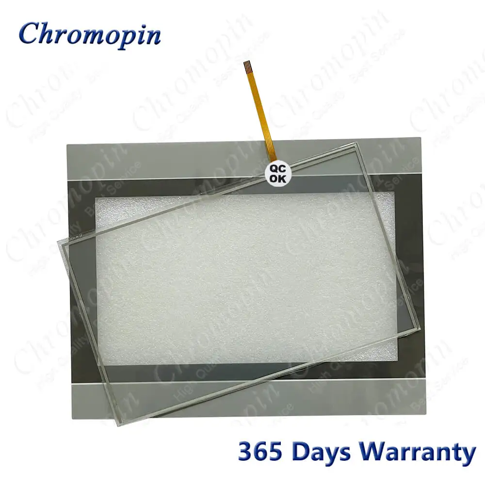 Touch Screen Panel Glass Digitizer for TPC1071Gi TPC1071Gt Touchscreen Glass with Protective Film Front Overlay