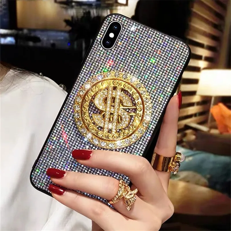 Fashion Glitter Rhinestone Case for Huawei P40 Mate40 pro Bling Diamond Case For Huawei Nova 8pro 7 6 Case With Creative Pattern