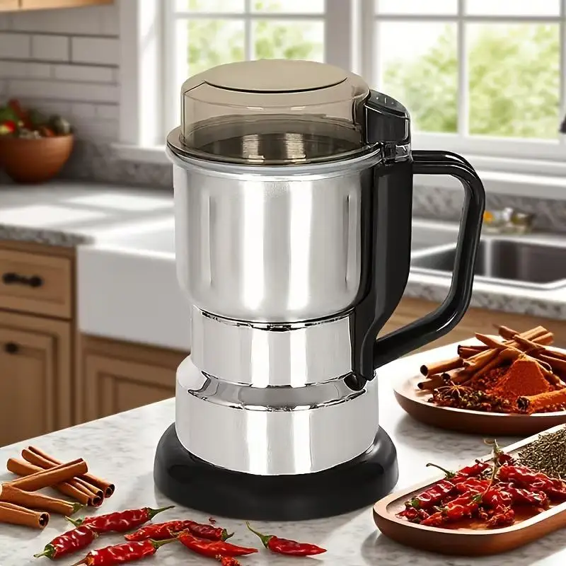 spice grinder electric，Electric Coffee and Spice Grinder, Multi-Function Pulverizer, Stainless Steel