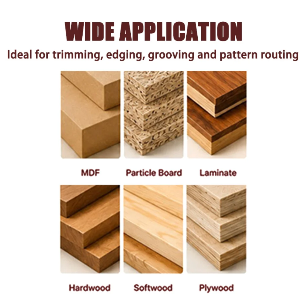 Fresa de corte para bordes, co - Router Bits For Woodworking reseña y precio