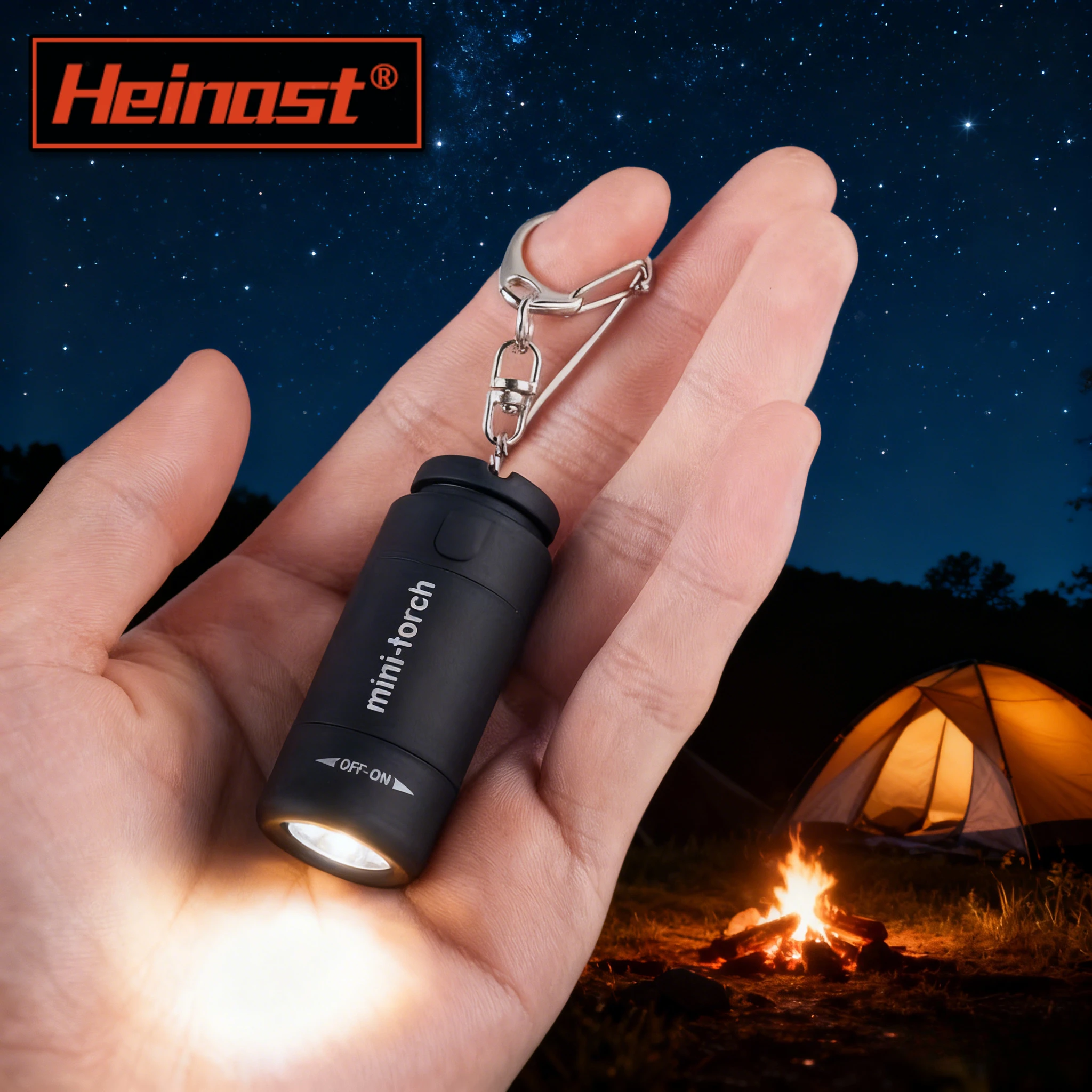

USB RechargeablePocket Keychain Flashlight LED Multifunctional Strong light Waterproof Outdoor Hiking Camping Mini Flashlight