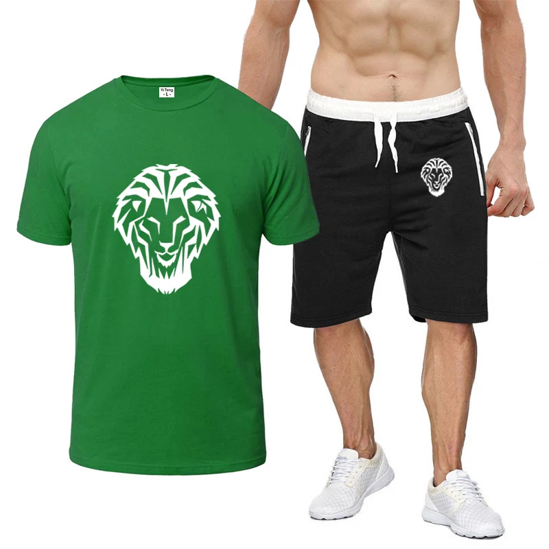Leon Athletic Club de Bilbao Printing 2025 Men' Summer New Eight-Color Short-Sleeved Sets Comfortable T-shirt Top +Shorts Suit