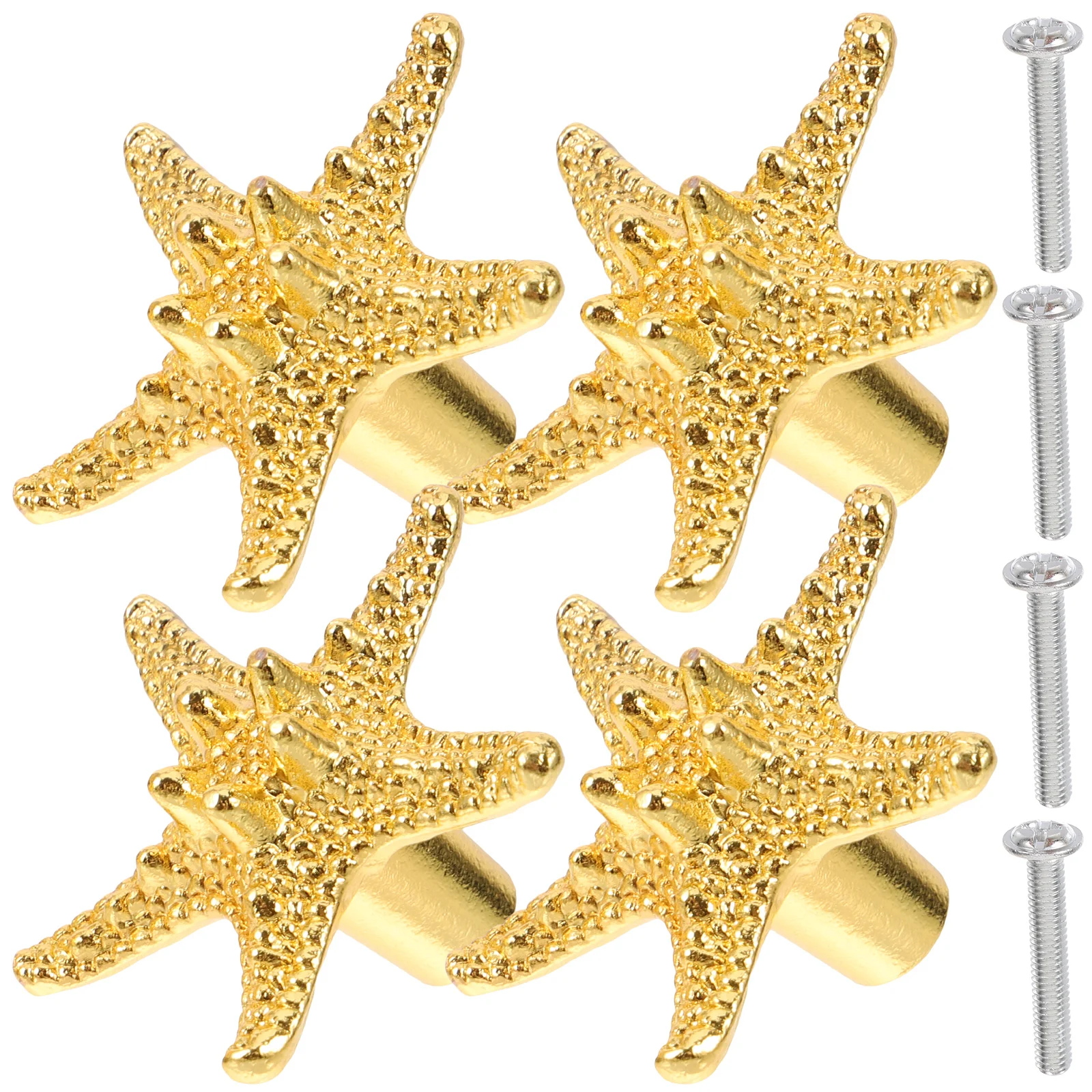 

4 Pcs Drawer Handle Metal Pulls for Dresser Hang Cabinet Parts Knobs Drawers Furniture Decor Wardrobe Door Number