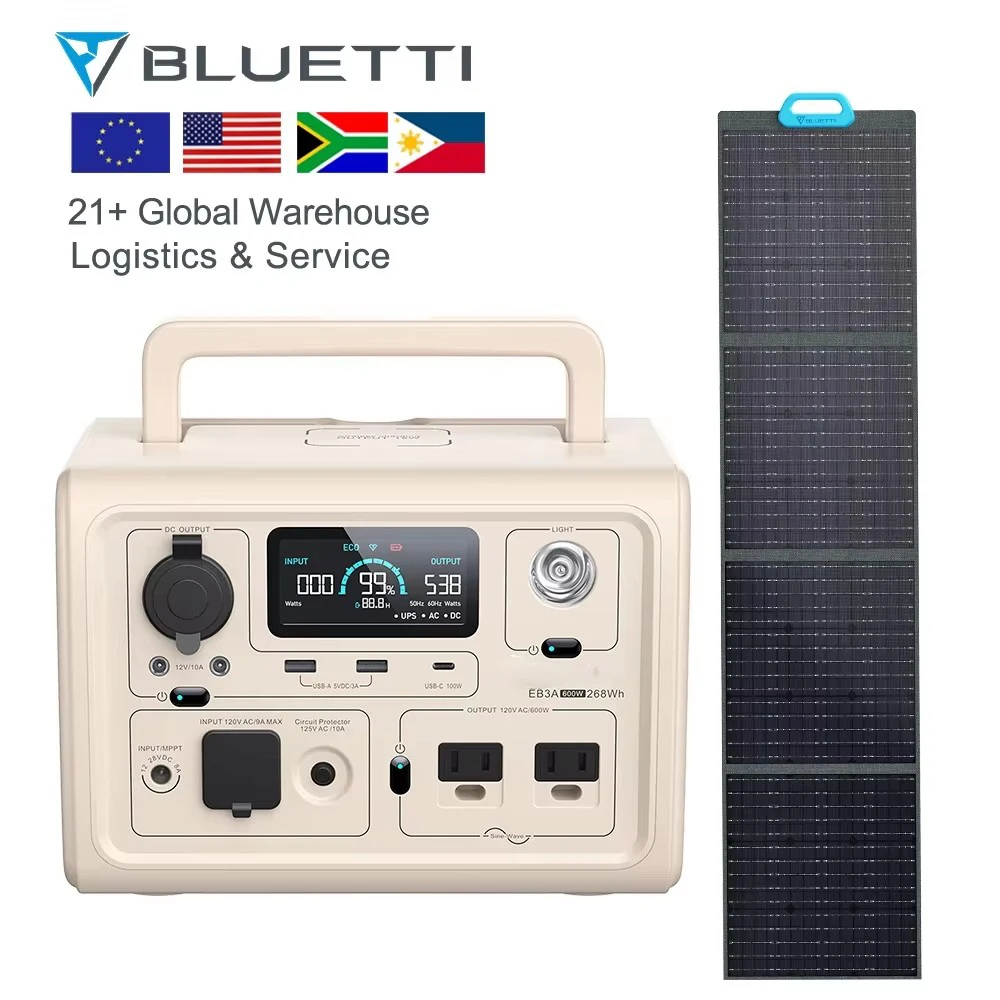 

Solar Panels R600+PV120 Solar Lifepo4 Battery Mobile Home Solar Panel System With Quick Charge for Homeuse Powerstation ﻿
