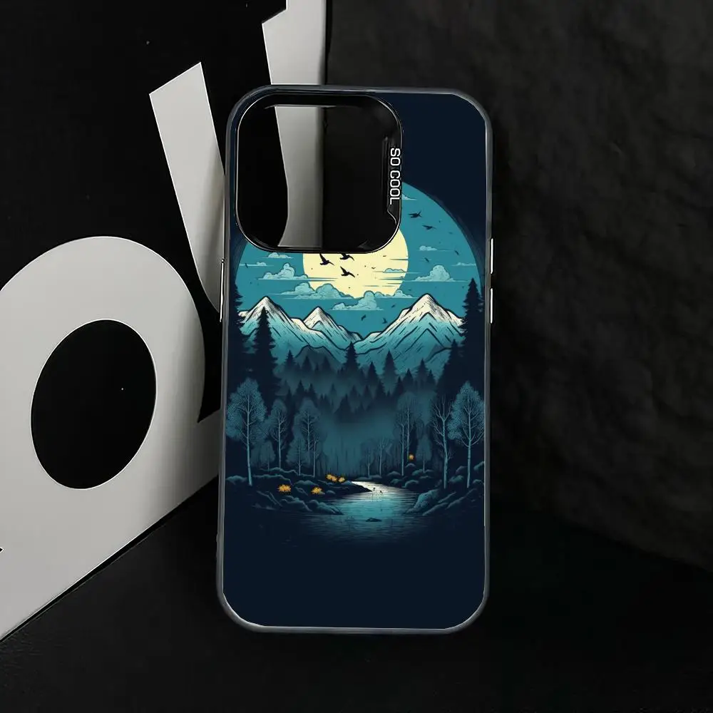 

Forest scenery case for iPhone17 16 15 14 13 12 11 Pro/ Max/Plus shock-proof rear cover anti-fingerprint
