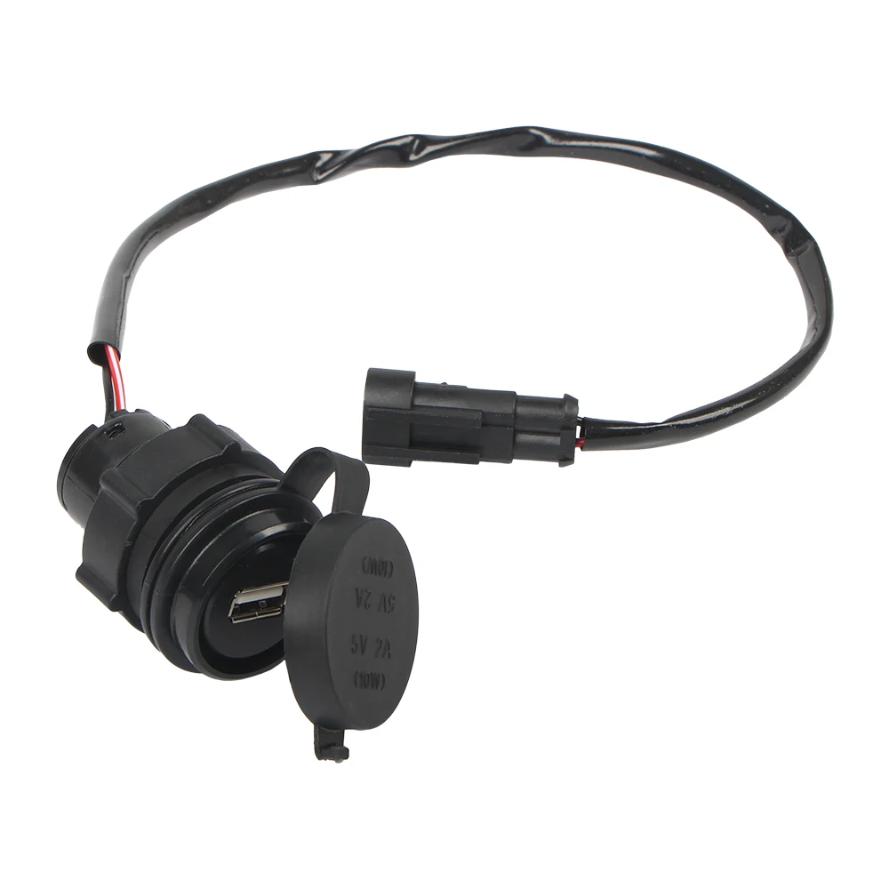 For Benelli TRK 502 502X USB Charger Plug TRK502 TRK502X Charging Cable Connector Motorcycles USB Wires Socket Adapter Outlet