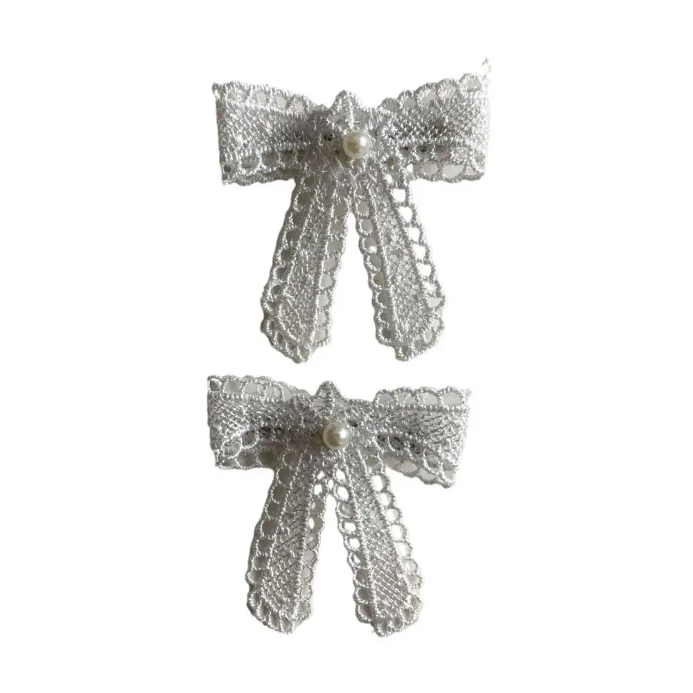 

Handmade Bead Bowknot Shoes Charm Crystal DIY Lace Bow Shoelaces Clips Buckle Shoes Flower Keychain Sneakers Shoe Accessories