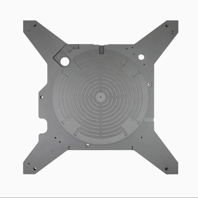 CNC machined aluminum alloy custom multi-purpose mechanical base plate High-precision mechanical support base plate