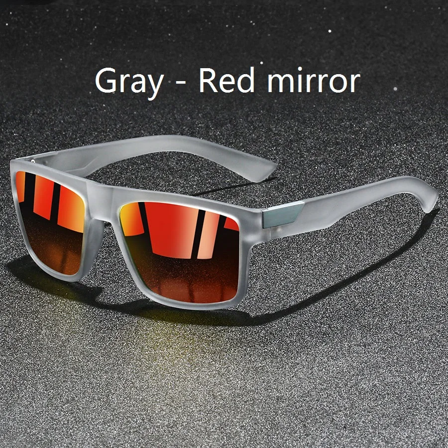 4 Stück Modische Vintage Quadratische Sonnenbrillen für Herren Angeln Fahren Luxusmarken-Designer Sonnenbrillen Retro Eyewear – Detail 11