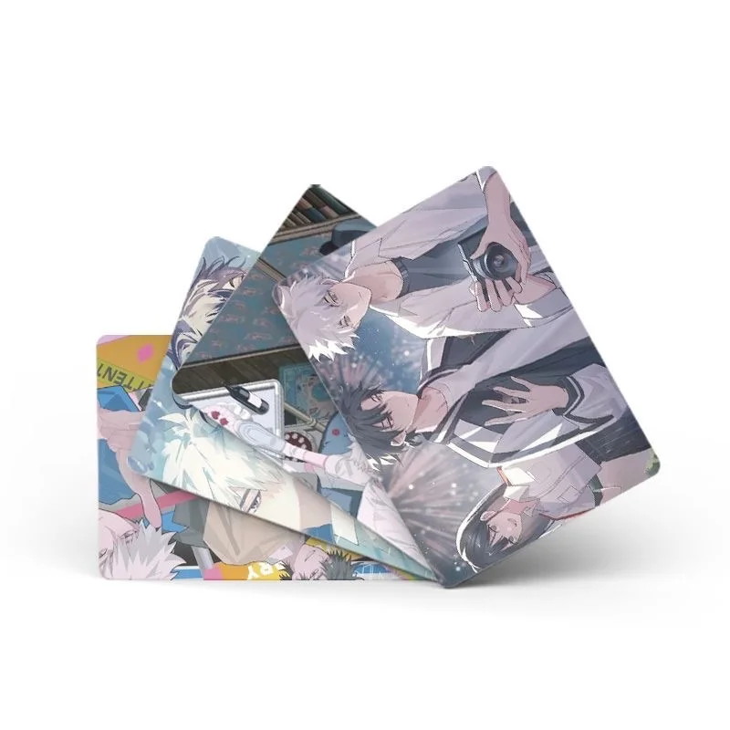 50 Pcs/Box Link Click Laser Lomo Card Cheng Xiaoshi & Lu Guang Holographic Photo Cards Cosplay Gift