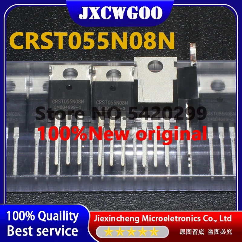 10PCS New original CRST055N08N CRST055N08 120A85V TO-220 MOSFET