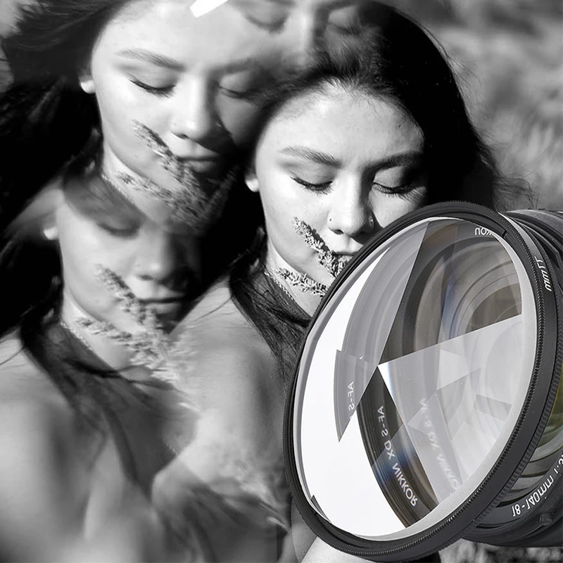 Фильтр для объектива камеры, цветная стеклянная призма, 77 мм, калейдоскопическая призма, переменная предметная камера, аксессуары для фотосъемки, Prismlensfx